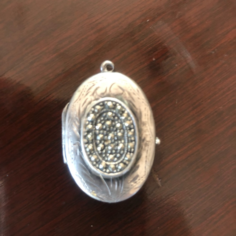Sterling locket pendant